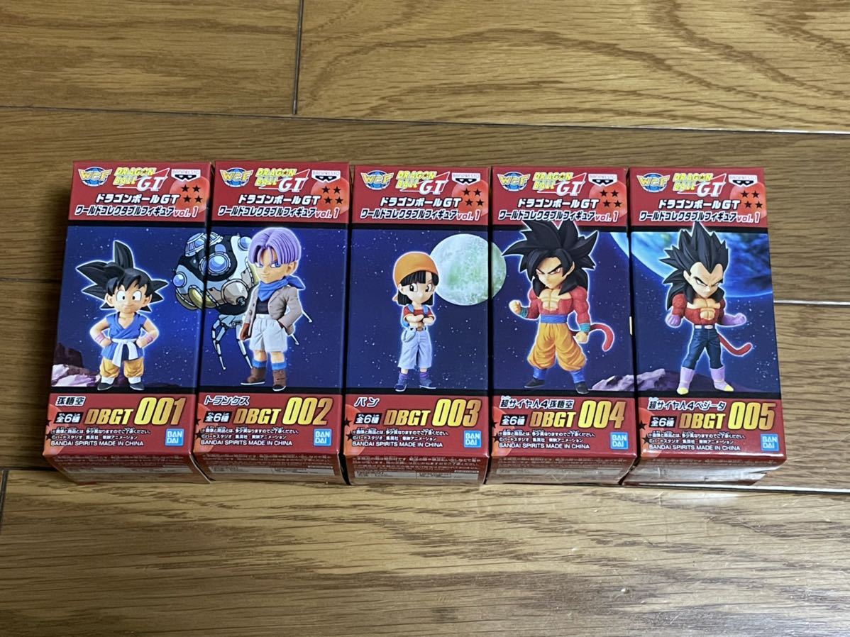 ドラゴンボールgt ワールドコレクタブルフィギュア Vol 1 孫悟空 トランクス パン 超サイヤ人4悟空 超サイヤ人4ベジータ 孫悟空 売買されたオークション情報 Yahooの商品情報をアーカイブ公開 オークファン Aucfan Com