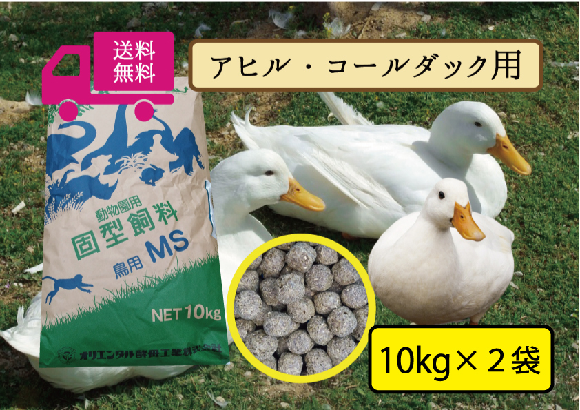 鳥用品 コールダック・アヒル用ペレット 13kg BC-6