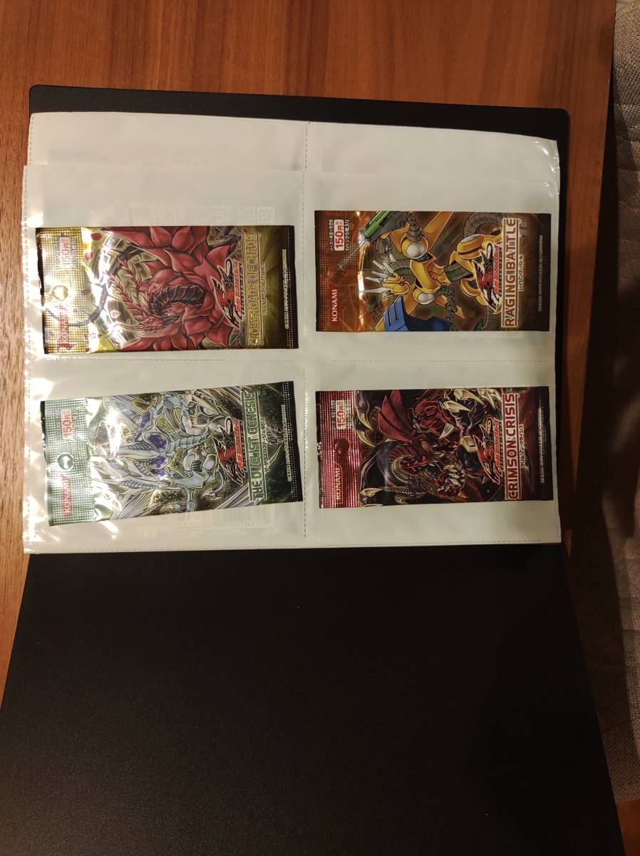遊戯王 未開封パックまとめ売り+ファイル付 遊戯王 未開封パック
