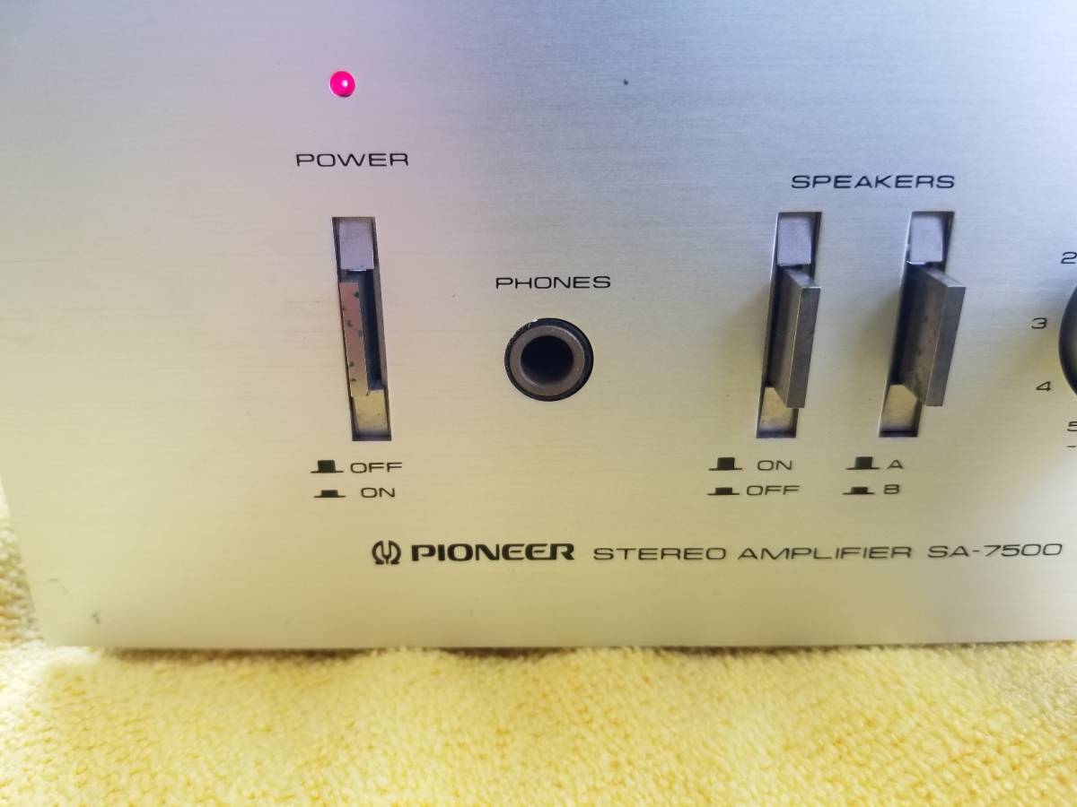 動作確認済 パイオニア PIONEER アンプ SA-7500 家電、AV、カメラ 一般