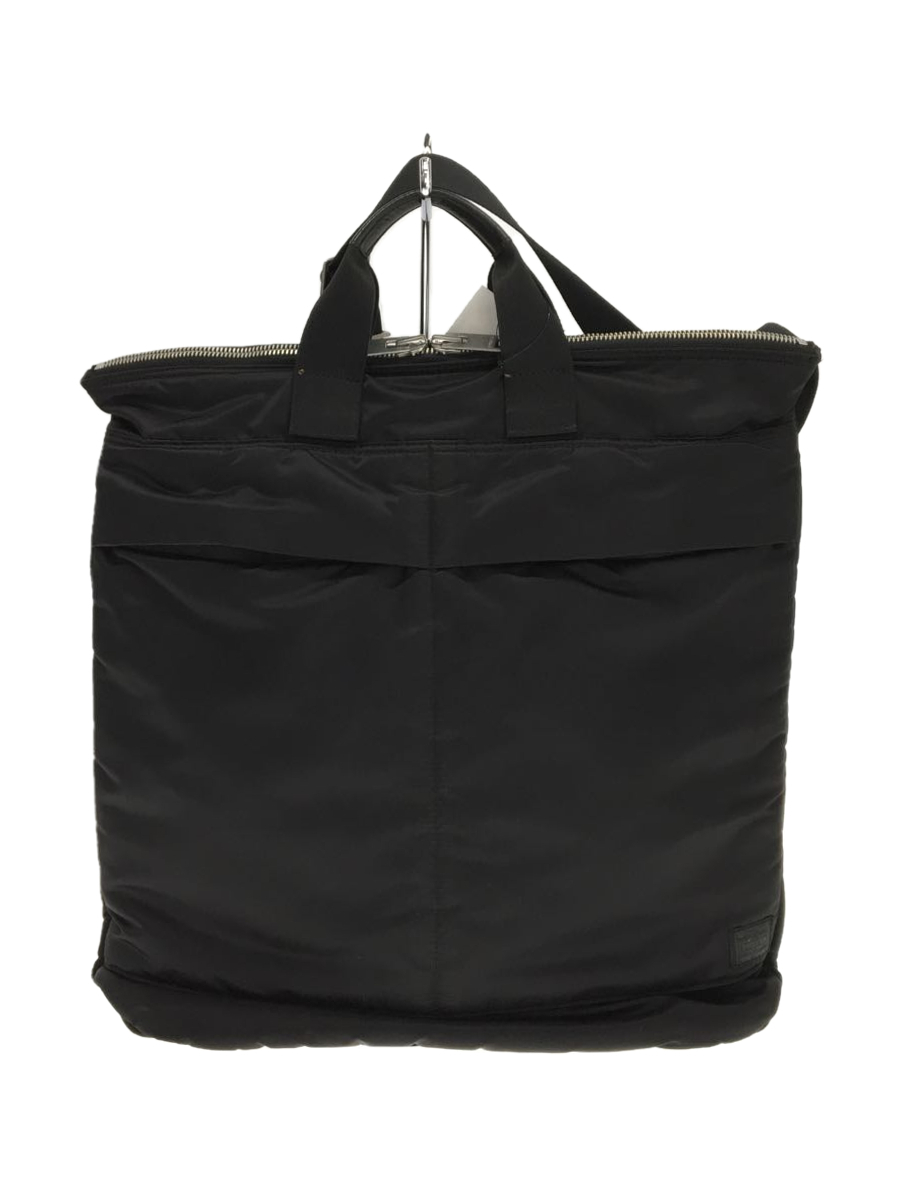 PORTER◇2way Helmet Bag/80周年記念モデル/トートバッグ/ナイロン/BLK