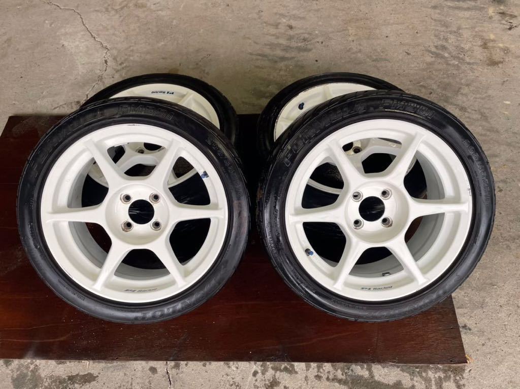 Buddyclub P-1レーシング ホワイト 16インチ4穴100 オフセット35 Yahoo