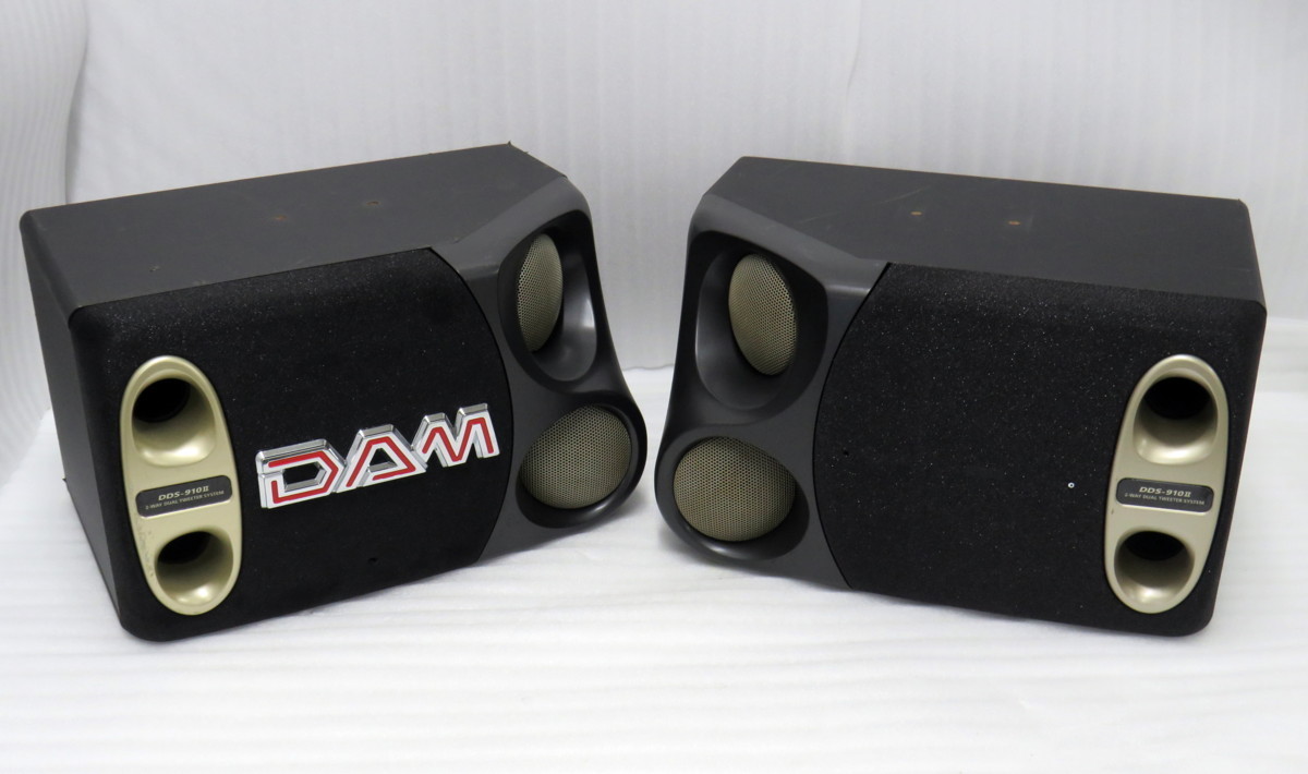 希少 DAM DDS-910Ⅱ ペアスピーカー カラオケ 希少 DAM DDS-910Ⅱ ペアスピーカー カラオケ 第一興商DDS