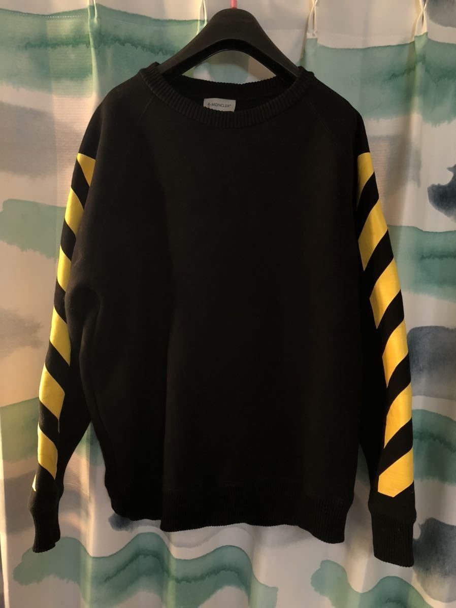 オフホワイト MONCLER モンクレール スウェット - OFF-WHITE 美品 Off