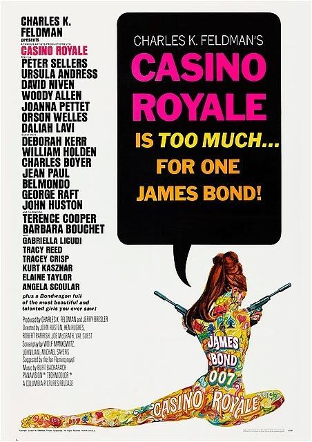 海外ポスター『007 カジノ・ロワイヤル』（Casino Royale）1967