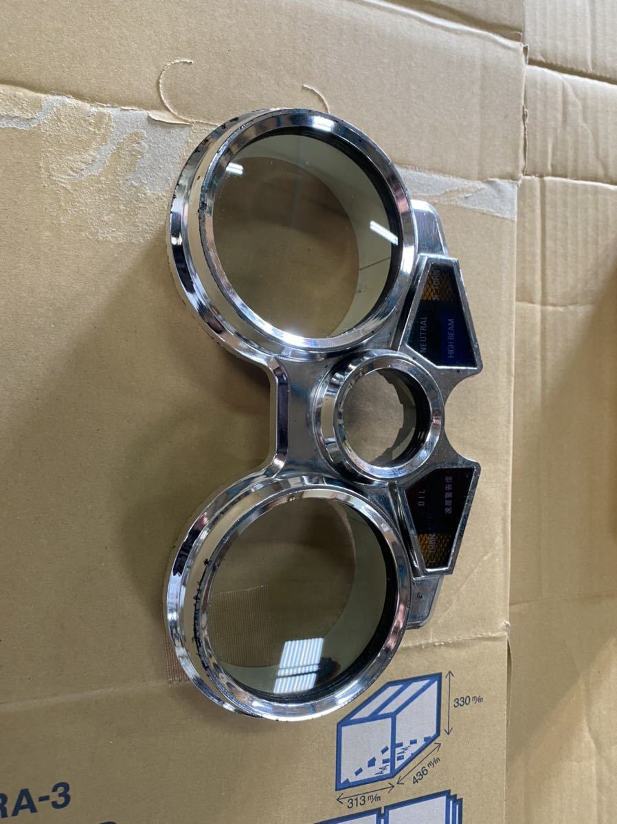 cbx400f cbx550f メーターカバー メッキ ホンダ 当時物 旧車 純正 
