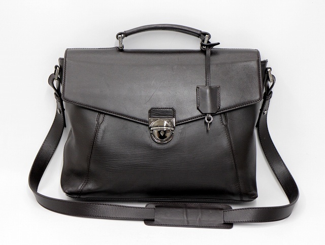 ブルガリ BVLGARI 2way レザー ブリーフケース ビジネスバッグ 書類