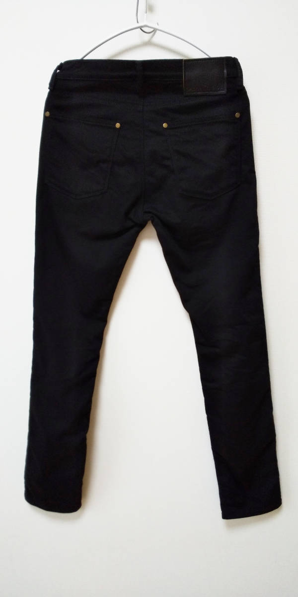 美品☆Acne Studios/アクネストゥディオズ ブラック スリム テーパード 