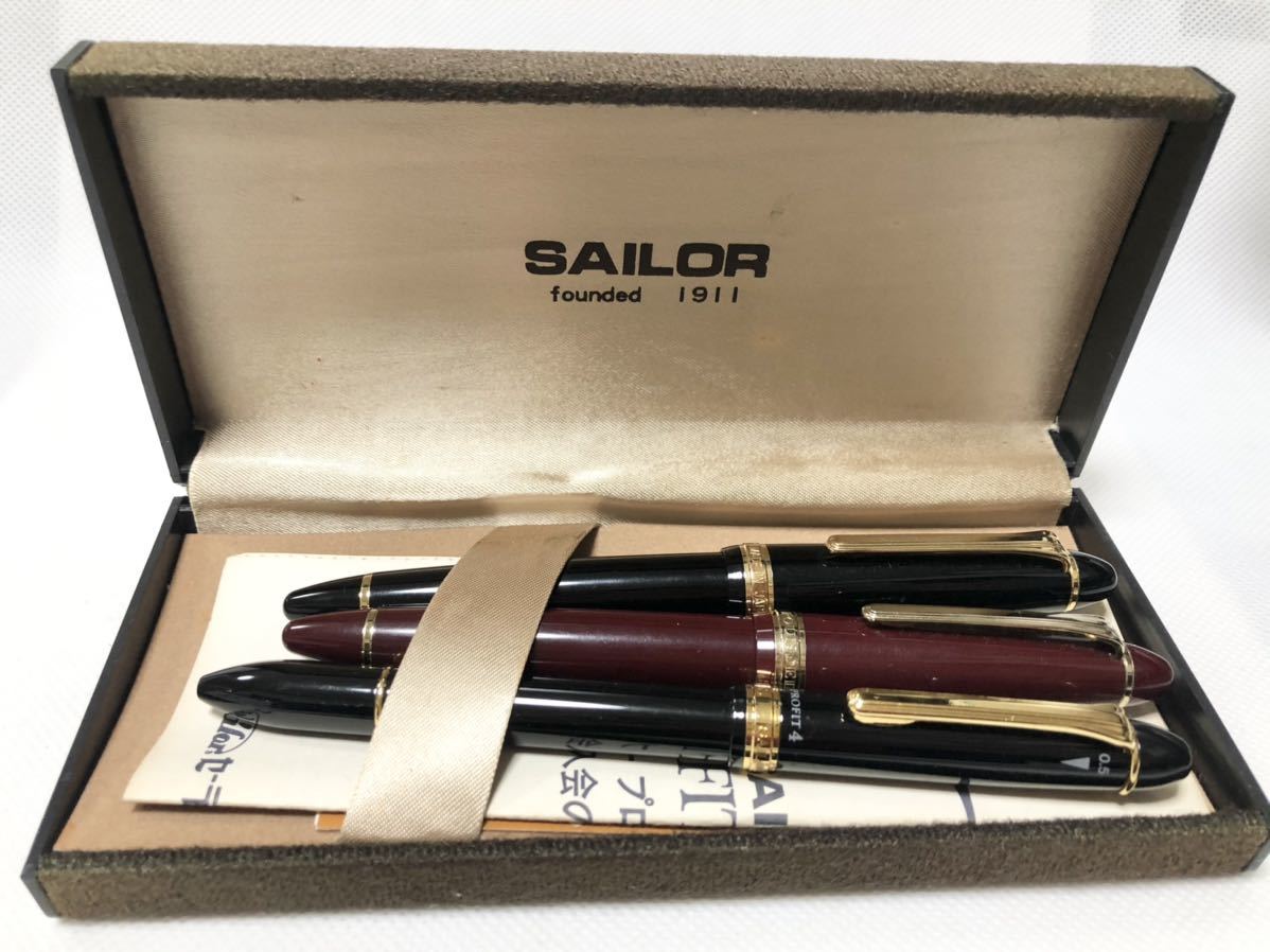 万年筆 SAILOR/セーラー ペン先14K ボルドー×ゴールド SAILOR JAPAN