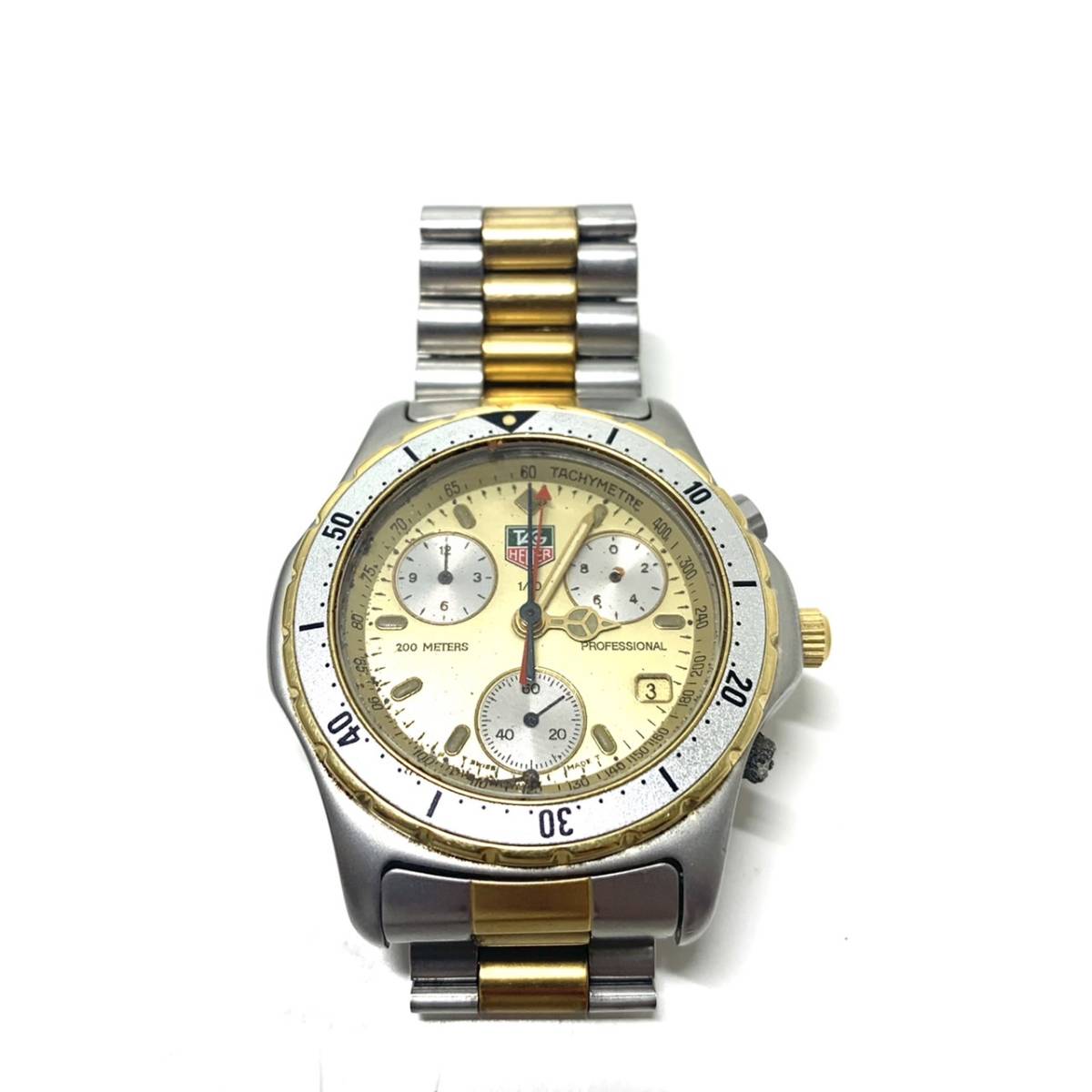 1円☆稼働◎良品【タグホイヤー】S87.806 セル クロノメーター 200M