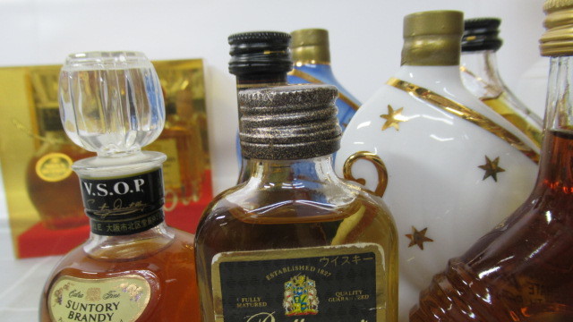未開栓⭐️ ブランデー　8本セット　まとめ売り　古酒　バラ売り不可 未開栓・古酒ウイスキー ブランデー ミニボトル 4本セット(バラ