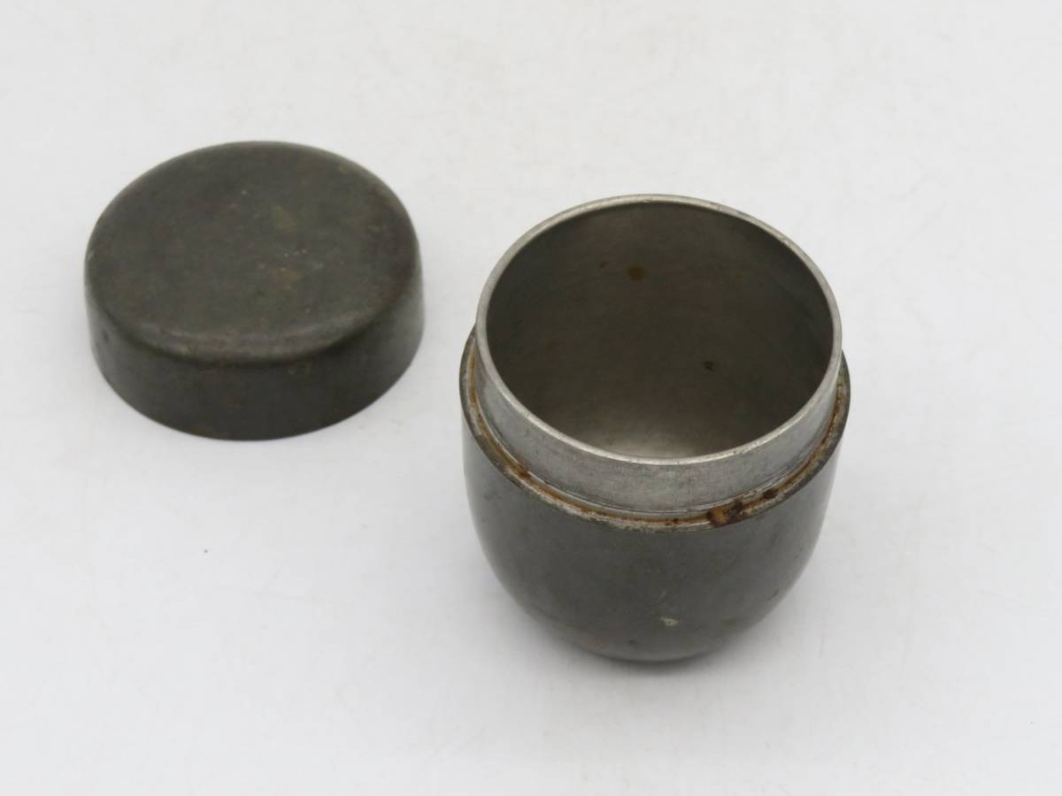 茶入 錫 小振 棗 古錫 茶壷 茶筒 唐物 錫製 無銘 煎茶