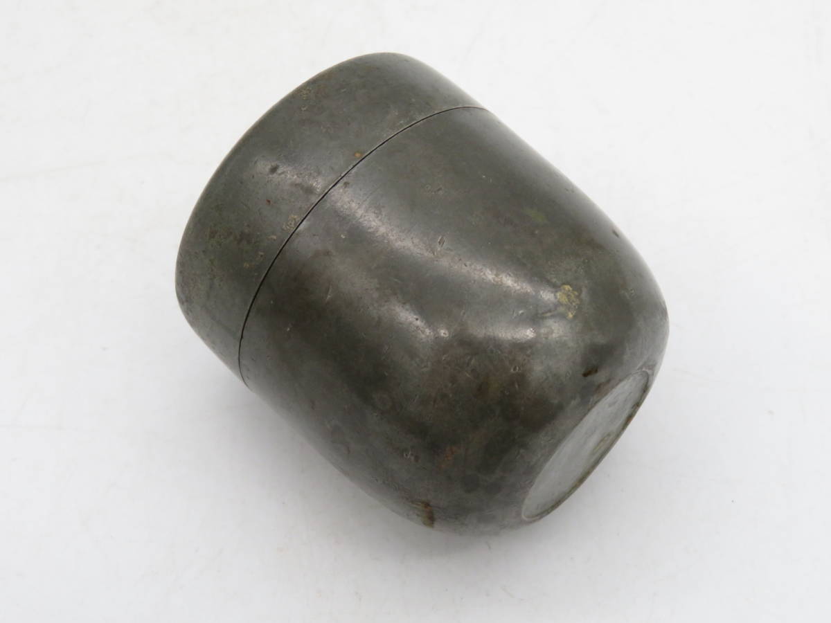 茶入 錫 小振 棗 古錫 茶壷 茶筒 唐物 錫製 無銘 煎茶