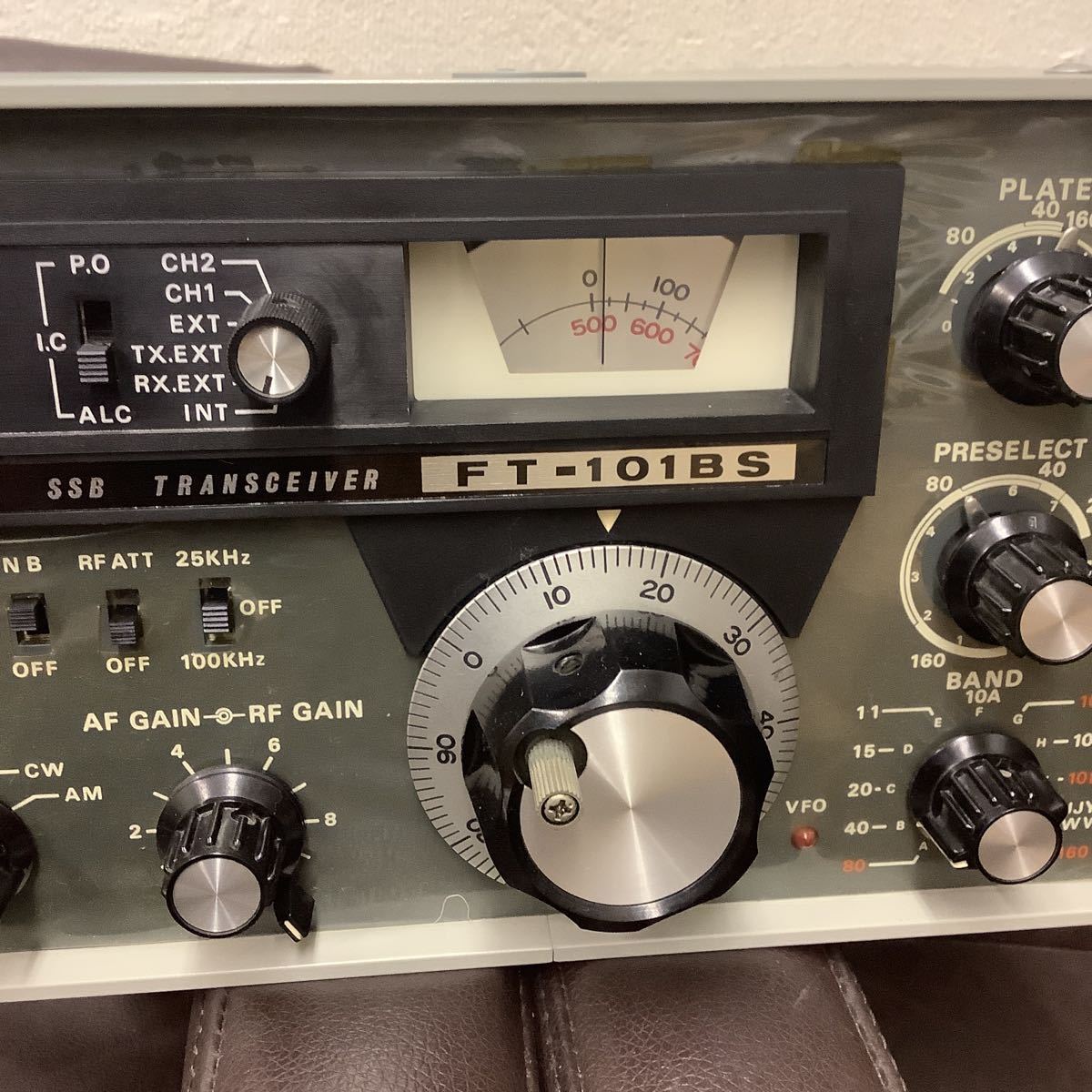 YAESU FT-101 無線機 SSB トランシーバー 通電のみ確認 YAESU 八重洲
