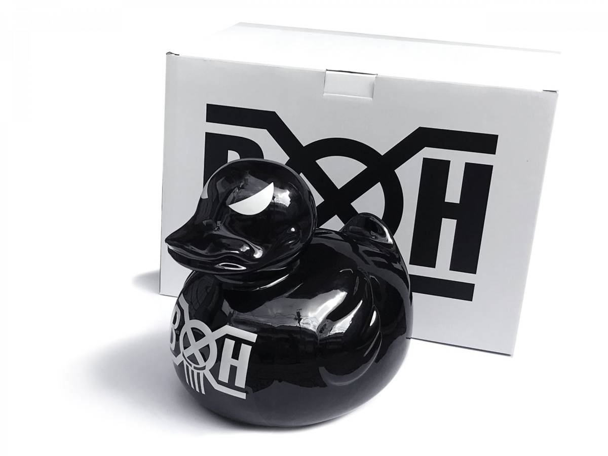 品質保証，新作 BxH BIG AHIRU-KUN BANK*バウンティーハンター アヒルくん 陶器製 貯金箱 BOUNTY HUNTER フィギュア KAWS