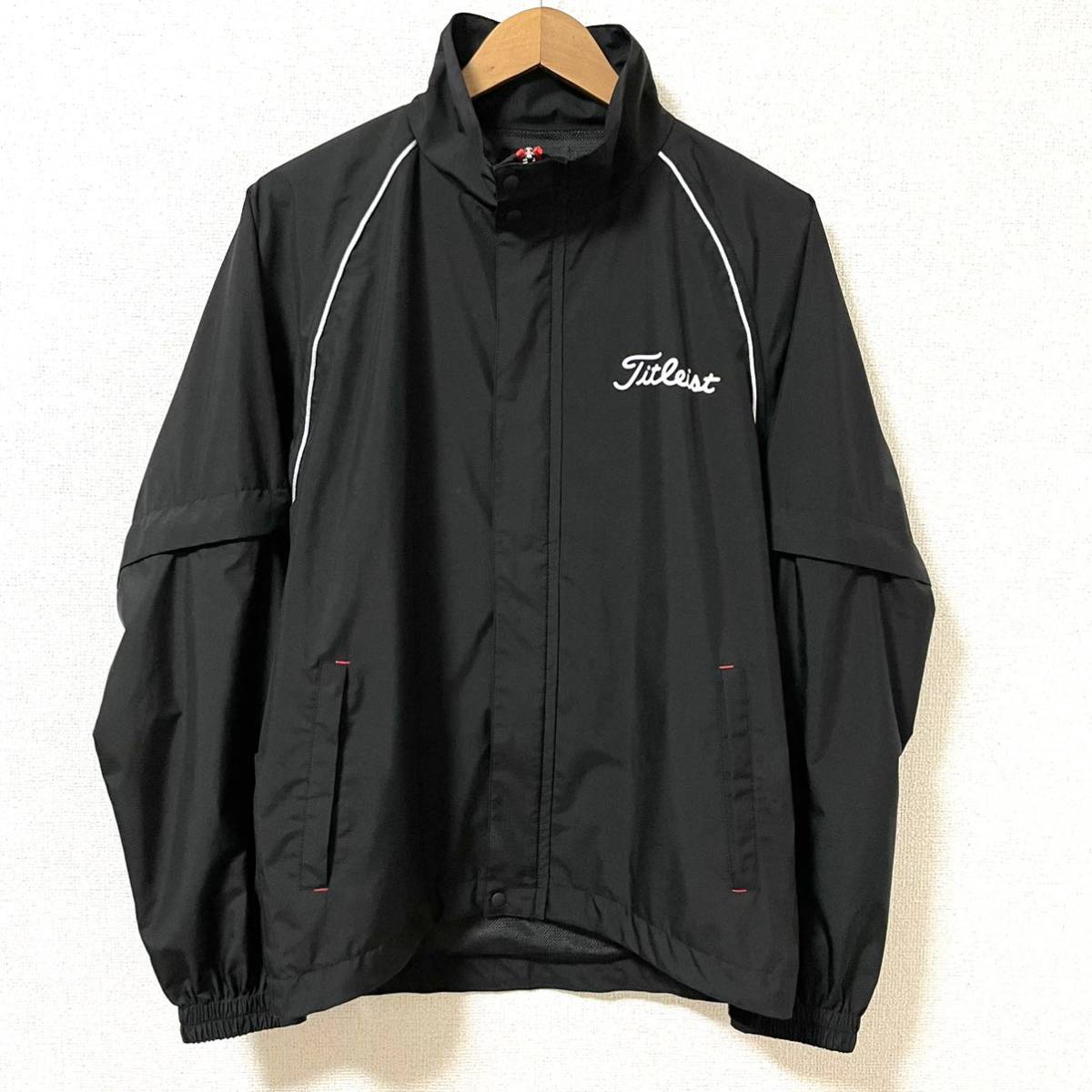 正規品 ○タイトリスト レインウェア ブラック Titleist ウインド