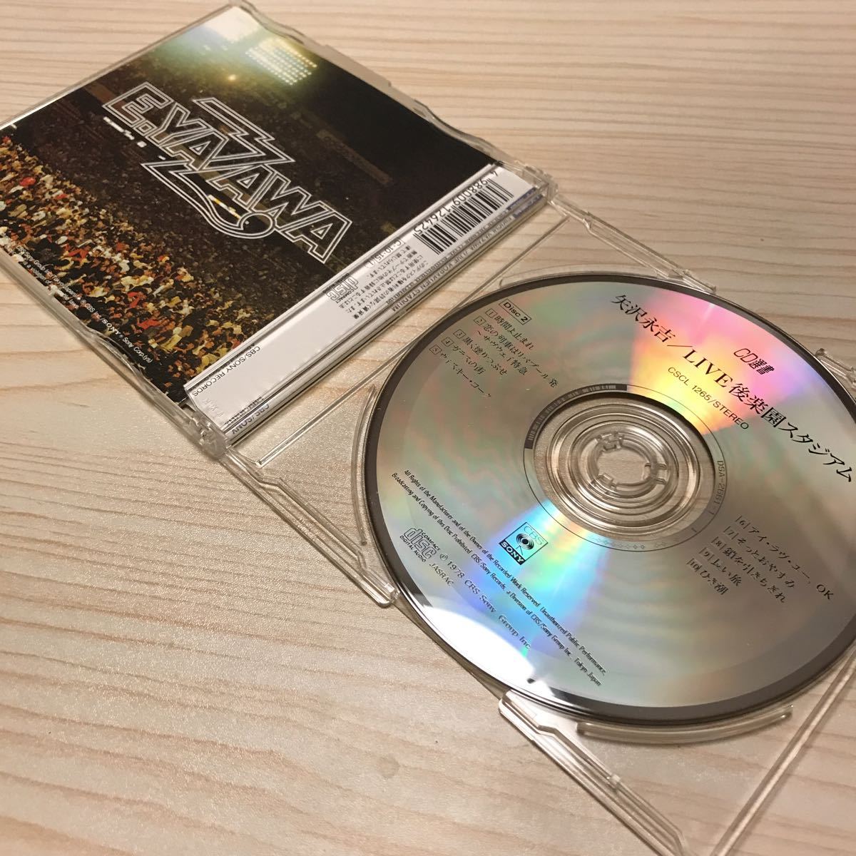 CD 矢沢永吉 CD 2枚セット LIVE後楽園スタジアム E.Y 90's