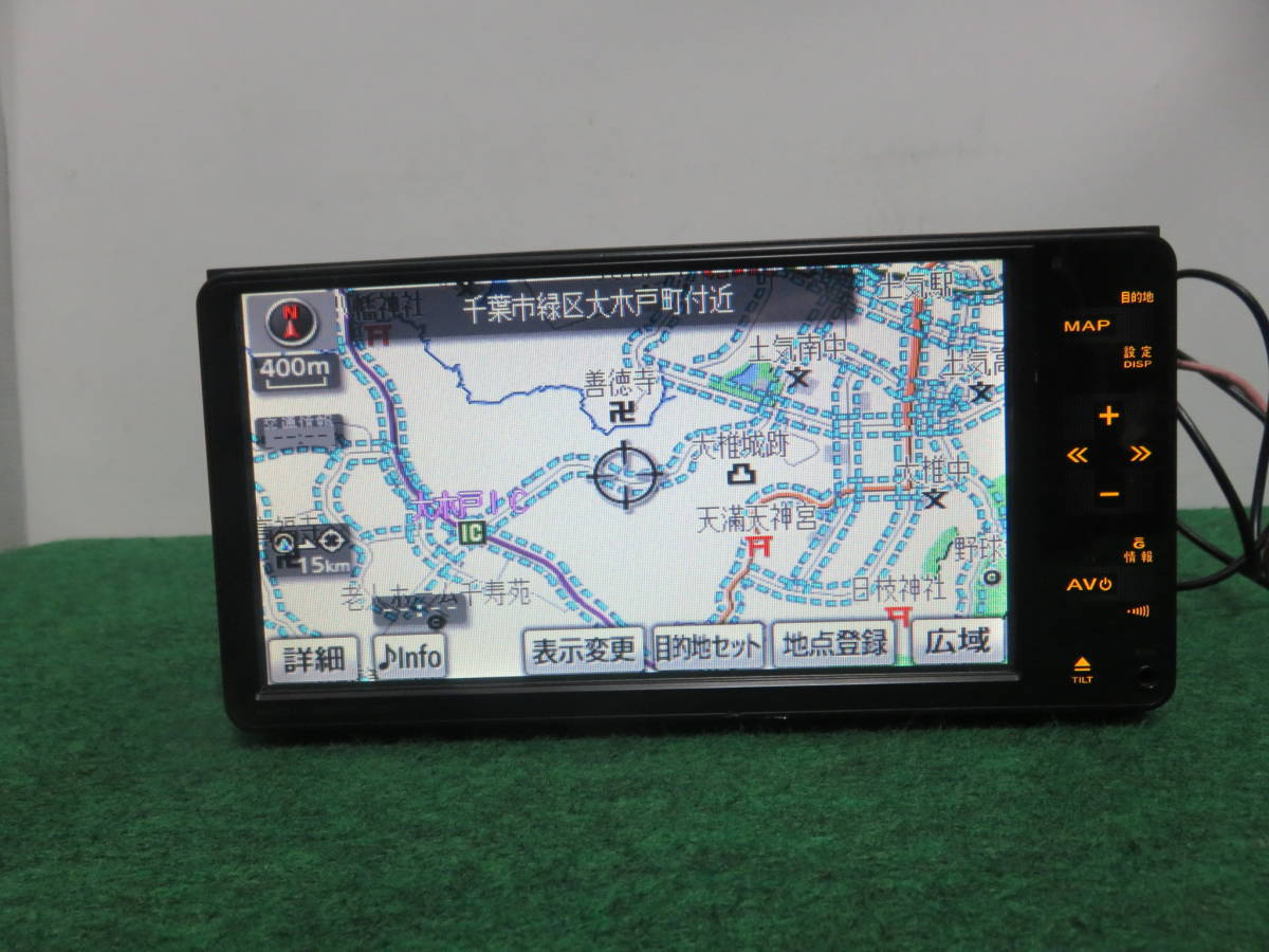 R474 動作品保証付/Bluetooth内蔵/TVワンセグ　トヨタ純正 HDDナビ　2013年 NHDT-W60G/　 CD/DVD　AUX SD　テレビ　本体のみ　
