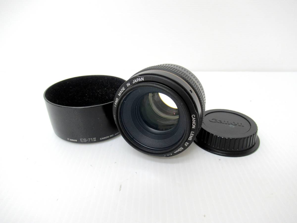 Canon 望遠ズーム Canon/キヤノン】X⑤213//EF 50mm 1:1.4/ES-71Ⅱ/93500163