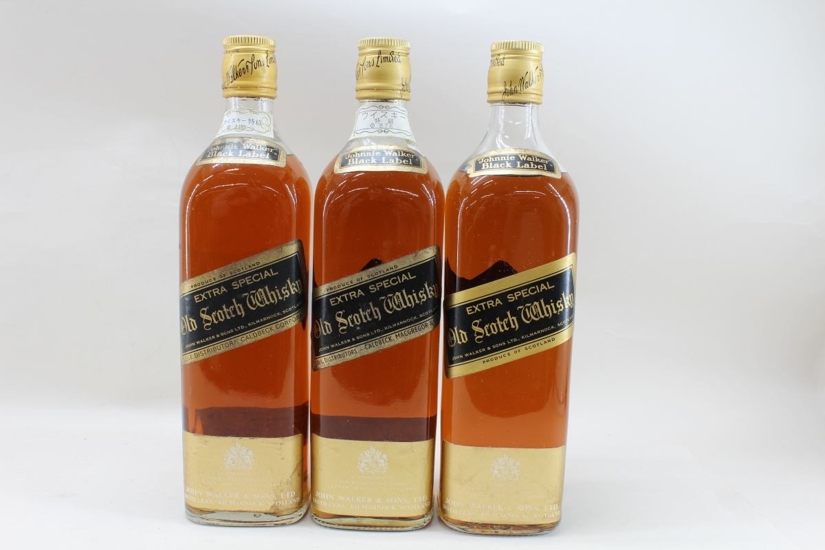 古酒超激レア✨オールドボトル✨ジョニー・ウォーカー・ブラックラベル　金キャップ✨ 古酒超激レア✨オールドボトル✨ジョニー・ウォーカー・ブラックラベル