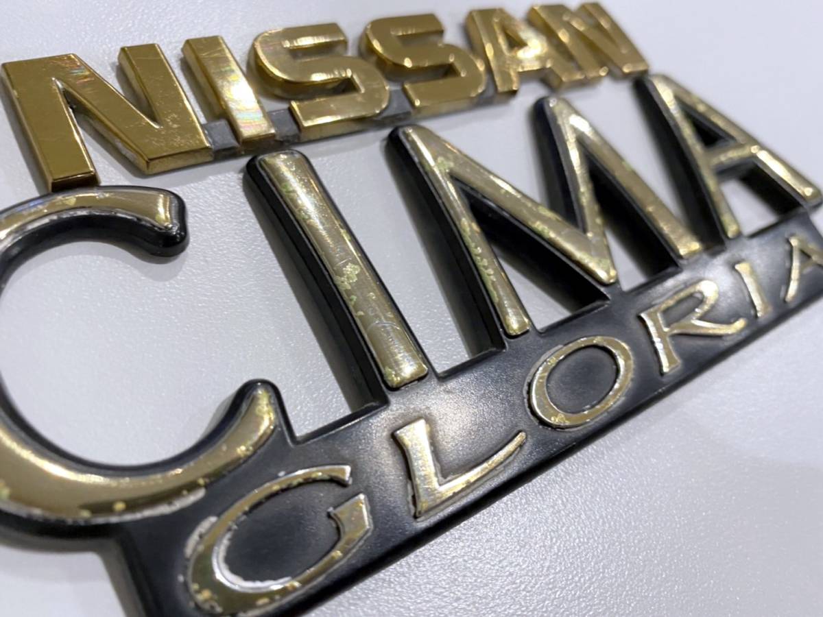 日産 Y31 シーマ グロリア 純正品 オプション ゴールド 日産 Y31 シーマ グロリア 純正品 オプション ゴールド