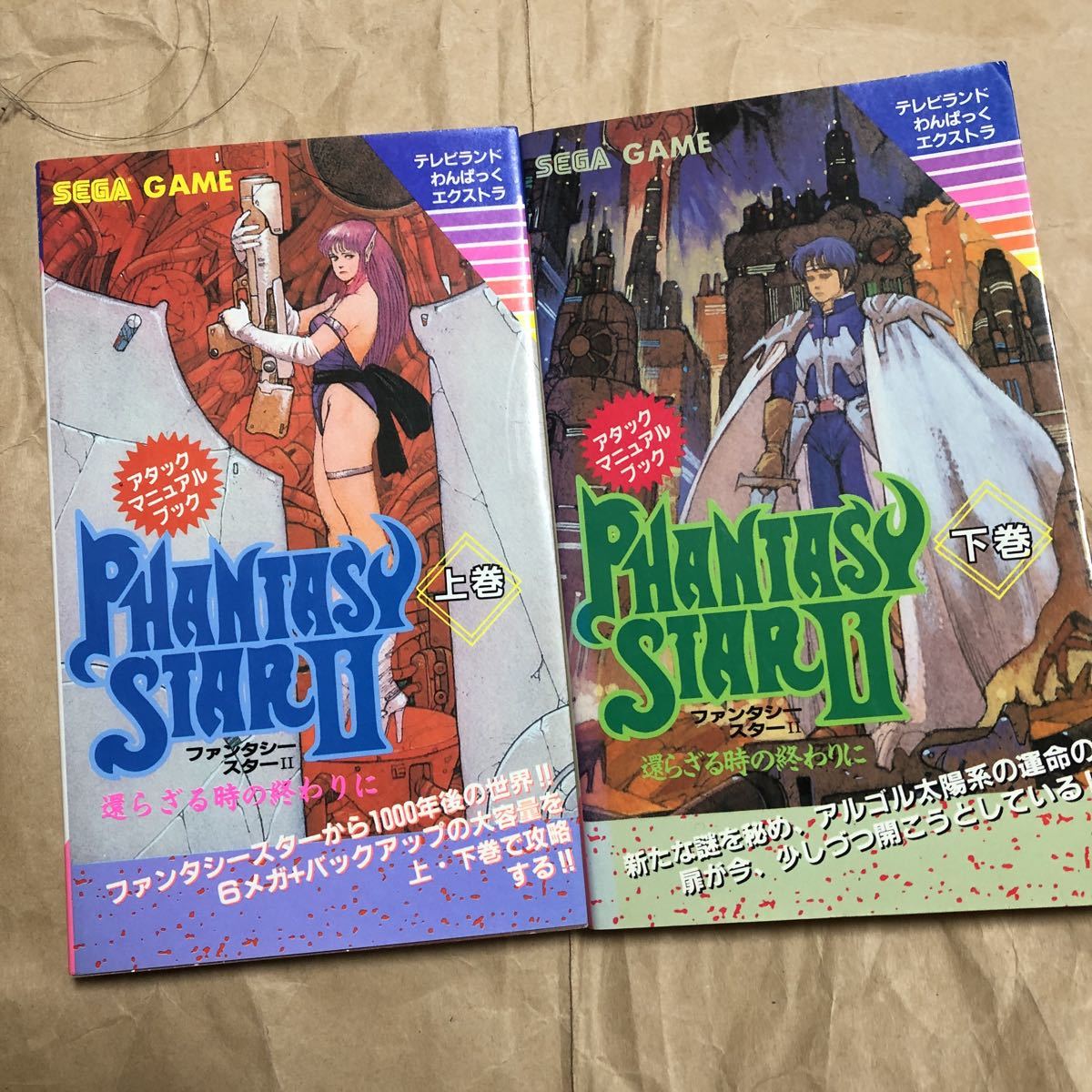 攻略本 メガドライブ ファンタシースター2 還らざる時の終わりに 上巻