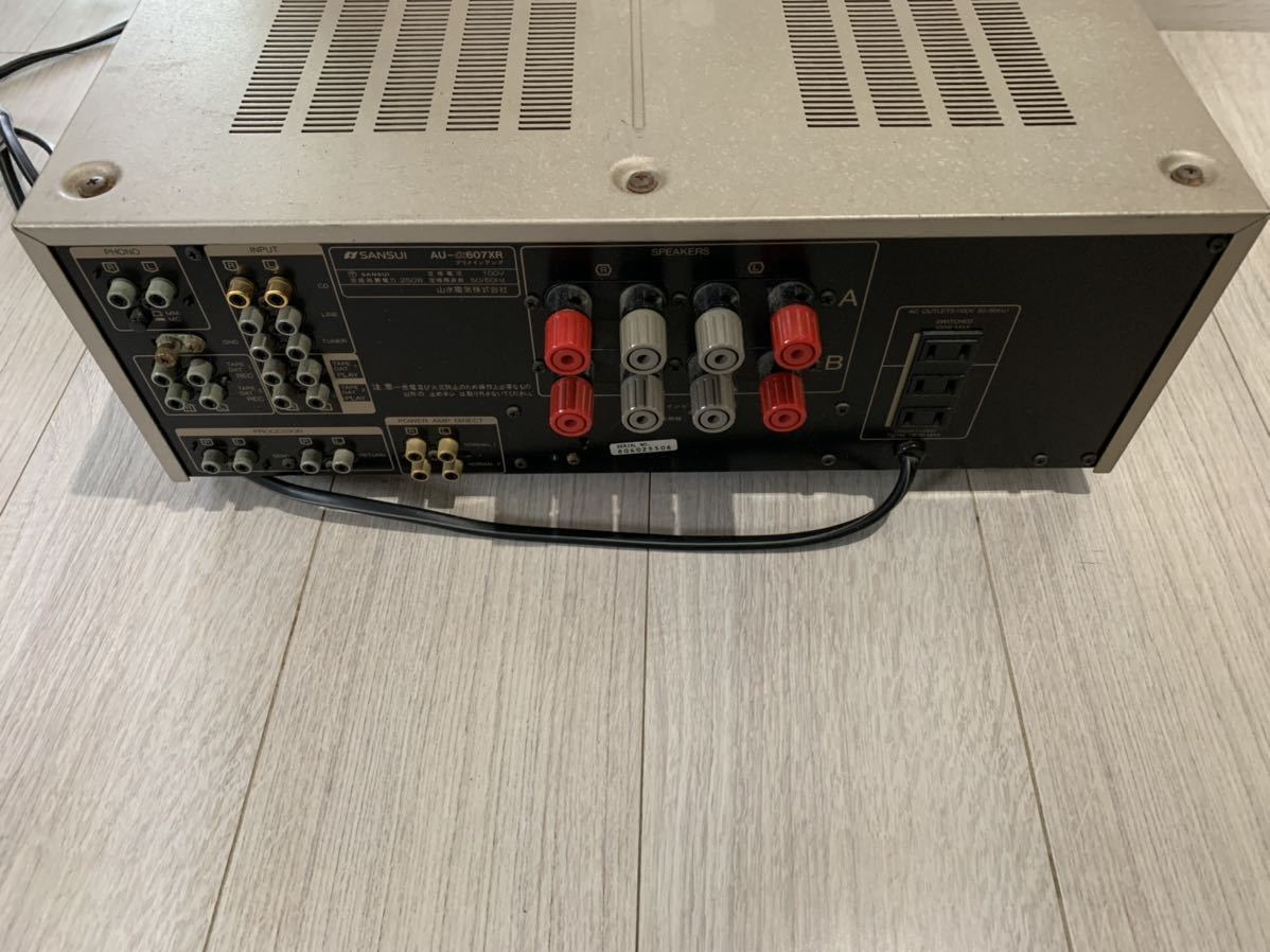 SANSUI プリメインアンプ AU-a607XR 通電確認済み SANSUI AU-α607XR