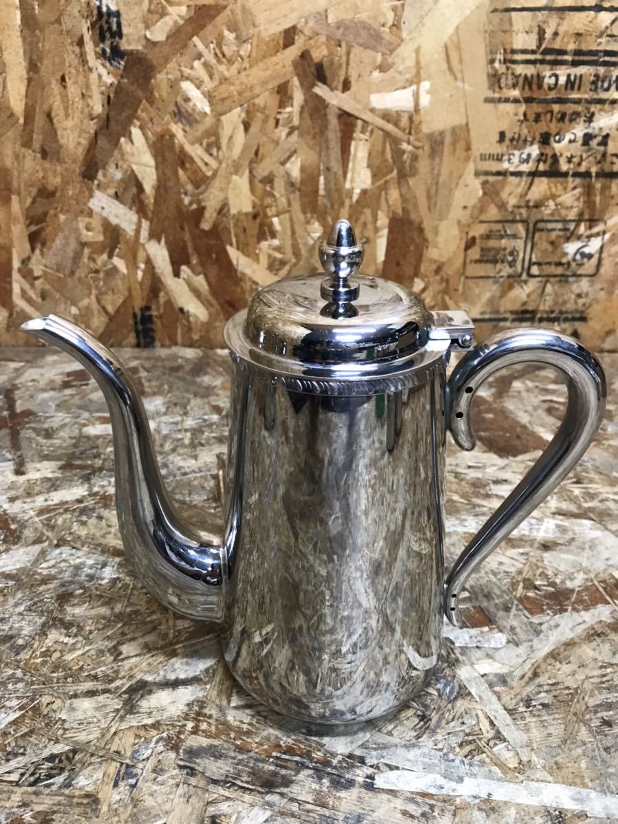 5367-0) 三宝産業 YUKIWA ユキワ 18-8 ステンレス 菊渕コーヒーポット