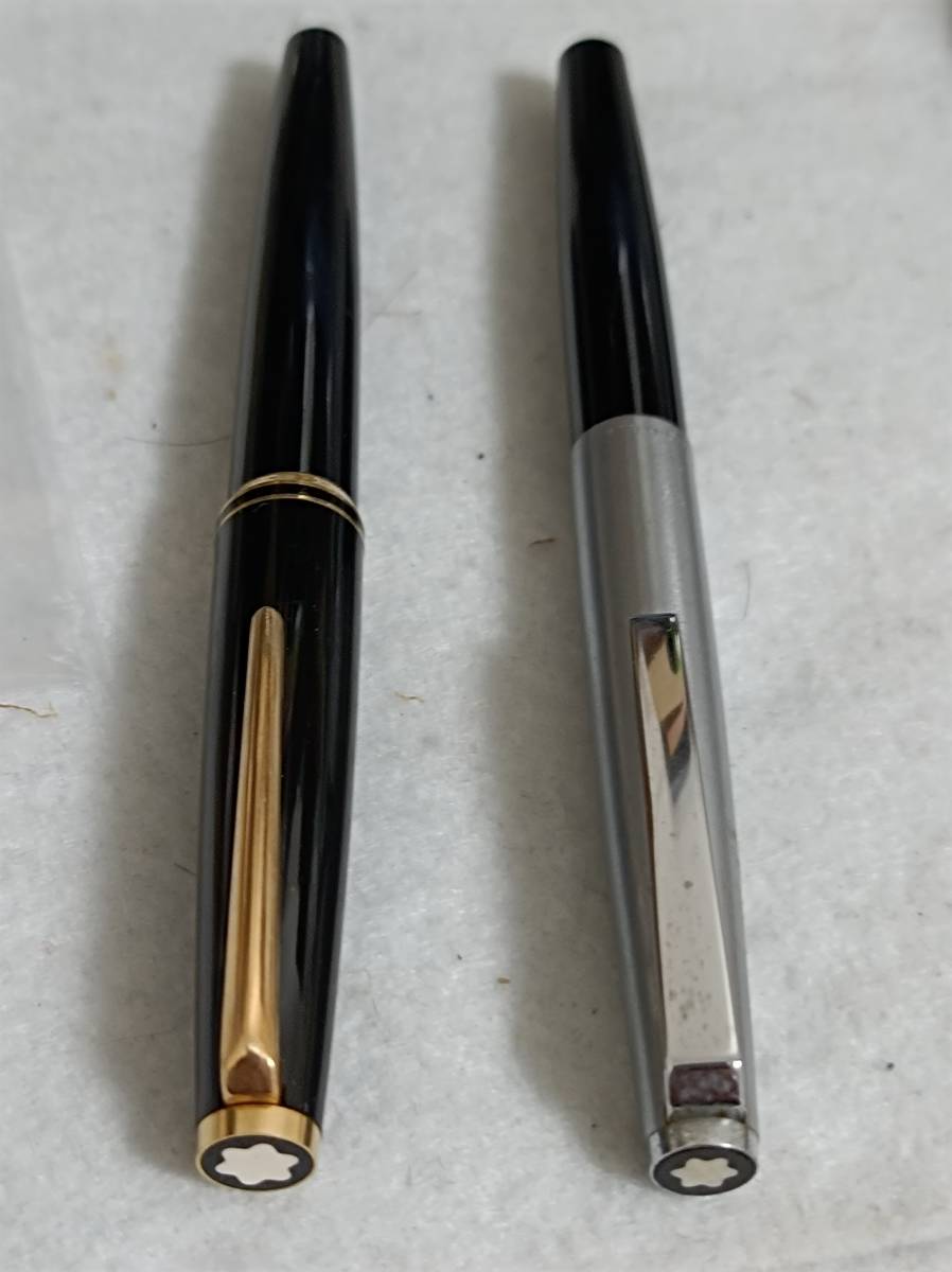 万年筆 モンブラン 文房具 14K MontBlanc ペン先14K⁄585×2点 ケース