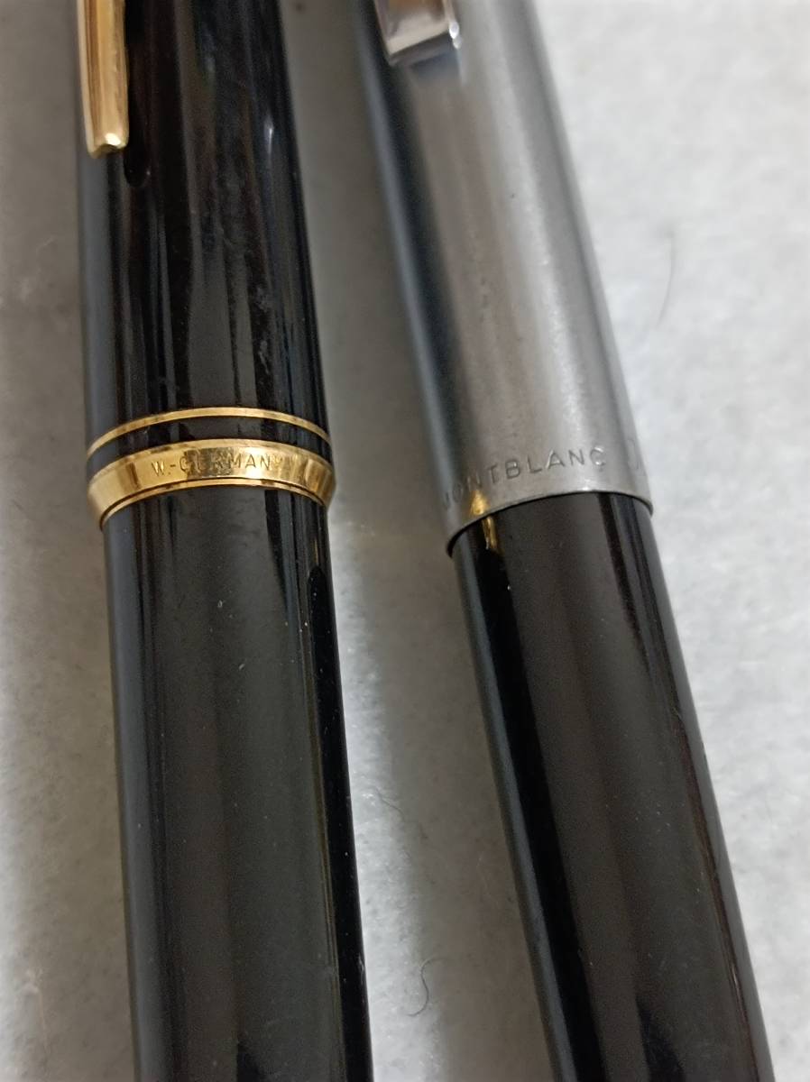 万年筆 モンブラン 文房具 14K MontBlanc ペン先14K⁄585×2点 ケース