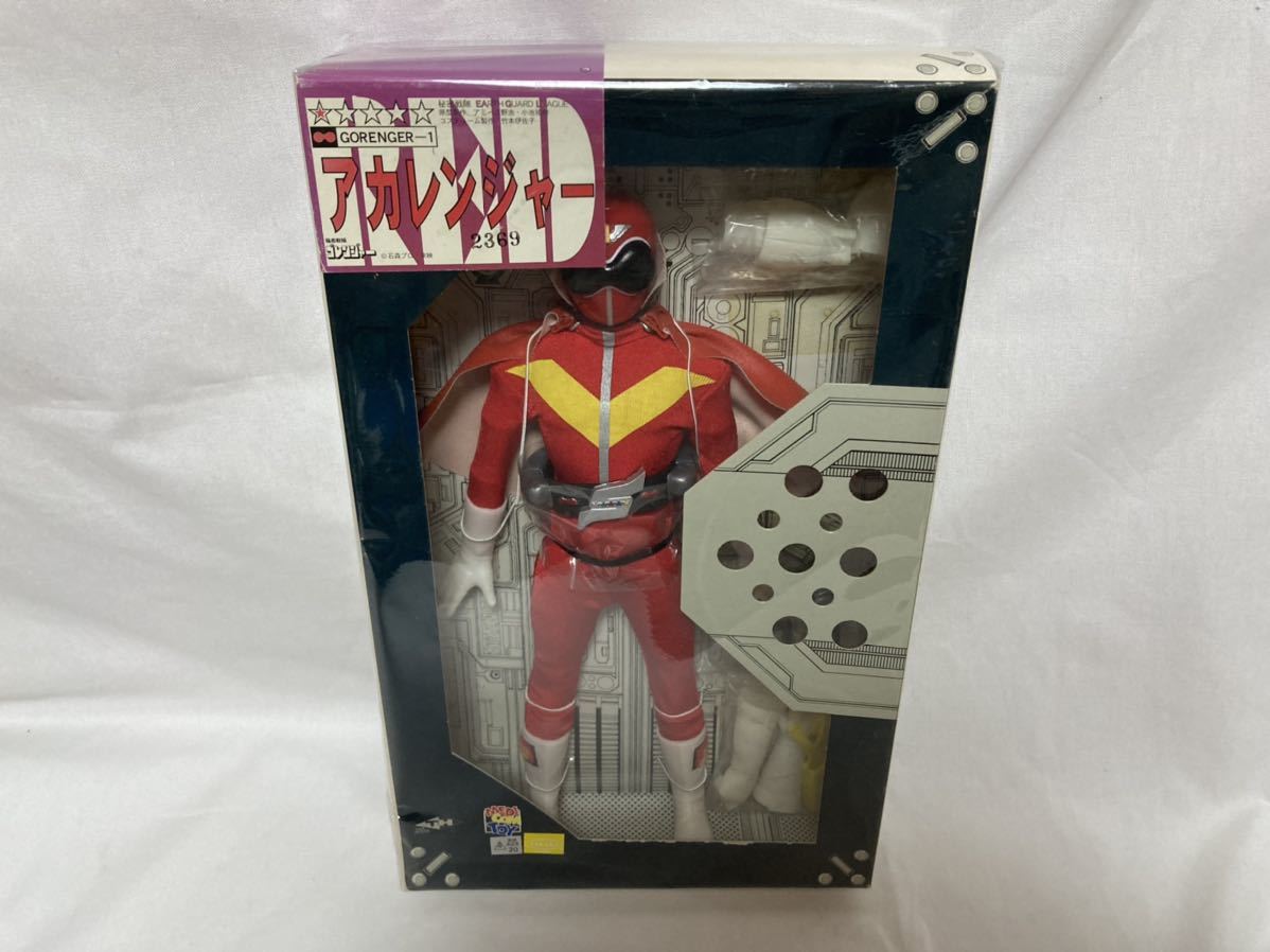 アカレンジャー 秘密戦隊 メディコム・トイ : ゴレンジャー メディコム
