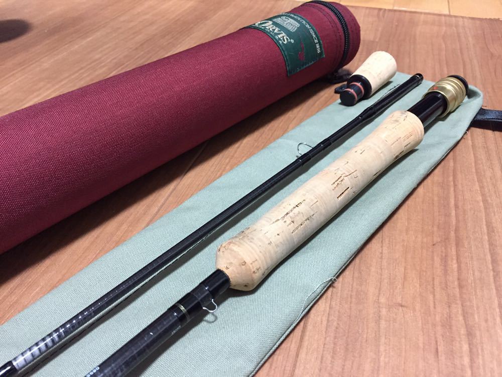 ★即決！稀少 オービス ORVIS グラファイト HLS 9' #8 美品！ 梱包費無料 GRAPHITE ケース・袋・グリップエンド付き★