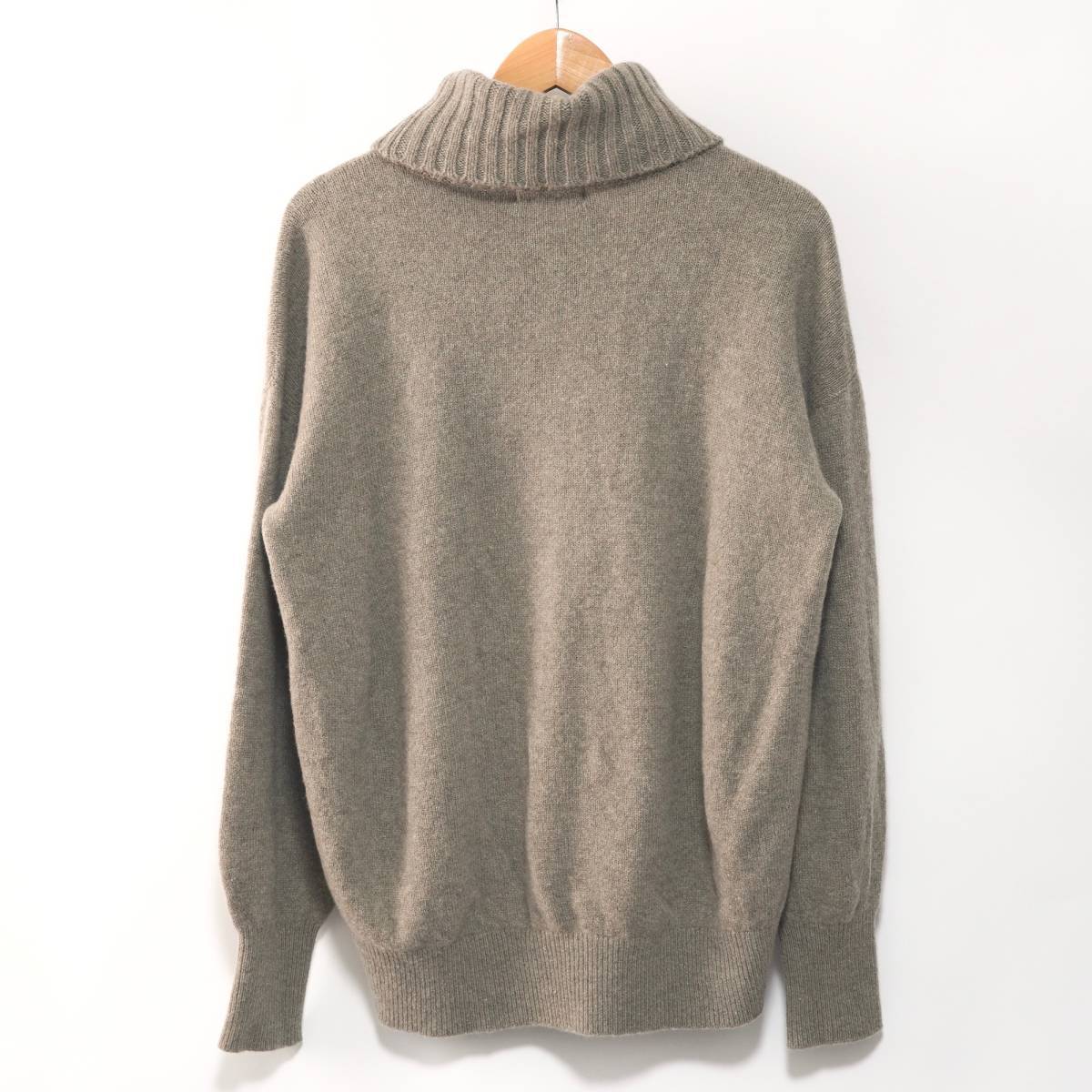 Spick & Span カシミヤウールタートルプルオーバー ブラウン Spick and