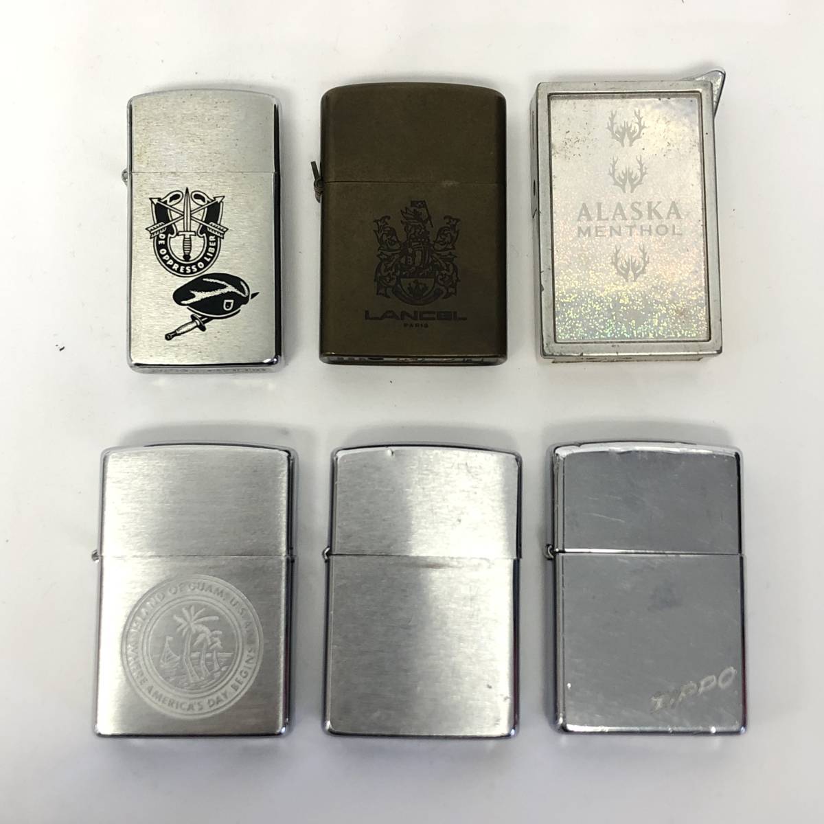 定番，得価 【A1150511】ライターおまとめ6点 着火未確認 ZIPPO/LANCEL