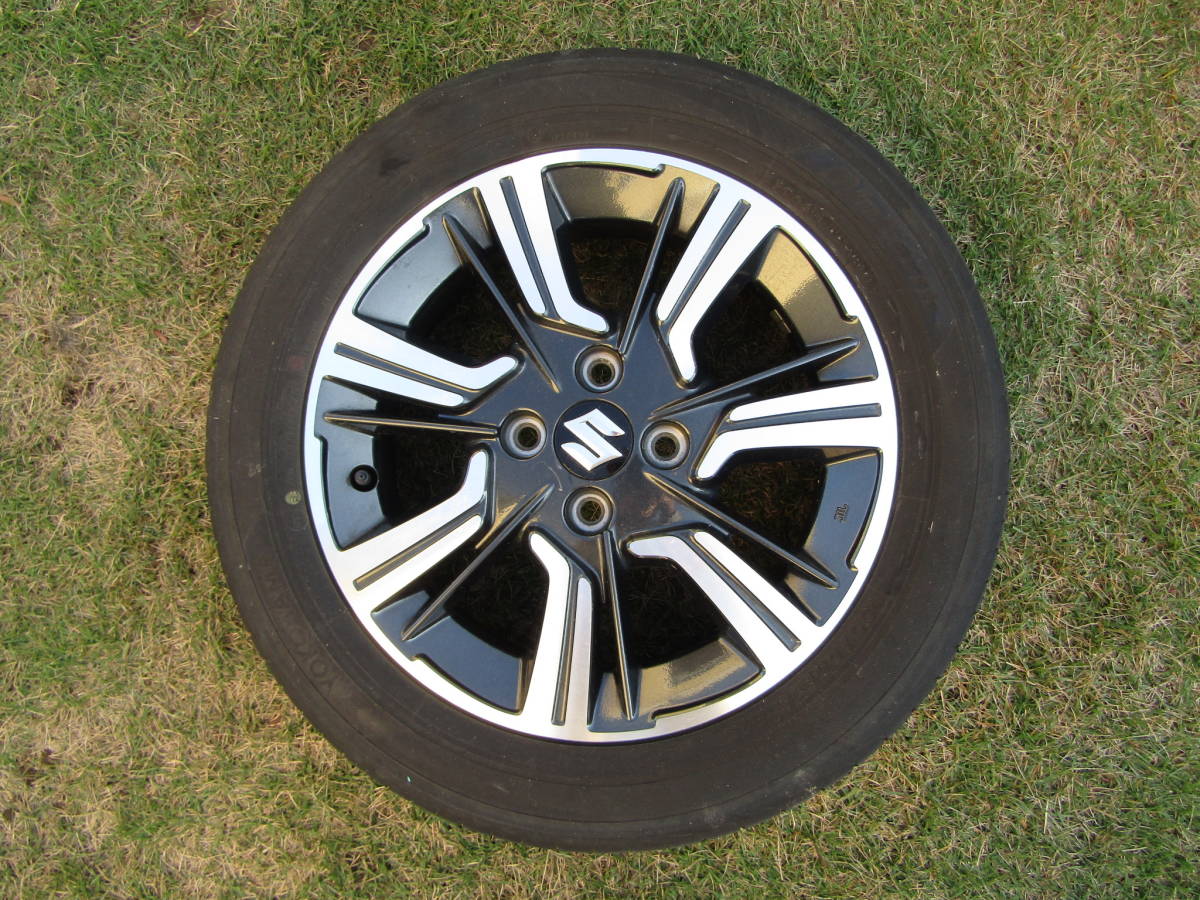 ハスラー 純正 中古 スズキ アルミ ソリオ 15in +45 PCD100 新品同様 