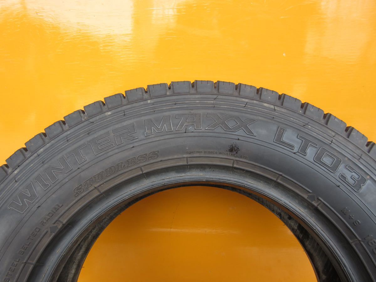 中古スタッドレスタイヤ 185/75R15 LT DUNLOP WINTER MAXX LT03 2019年 