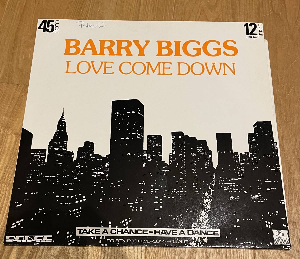 レア12inch Barry Biggs Love Come Down This Is Good Life Ariola lovers rock ラバーズロック EVELYN CHANPAGNE KING