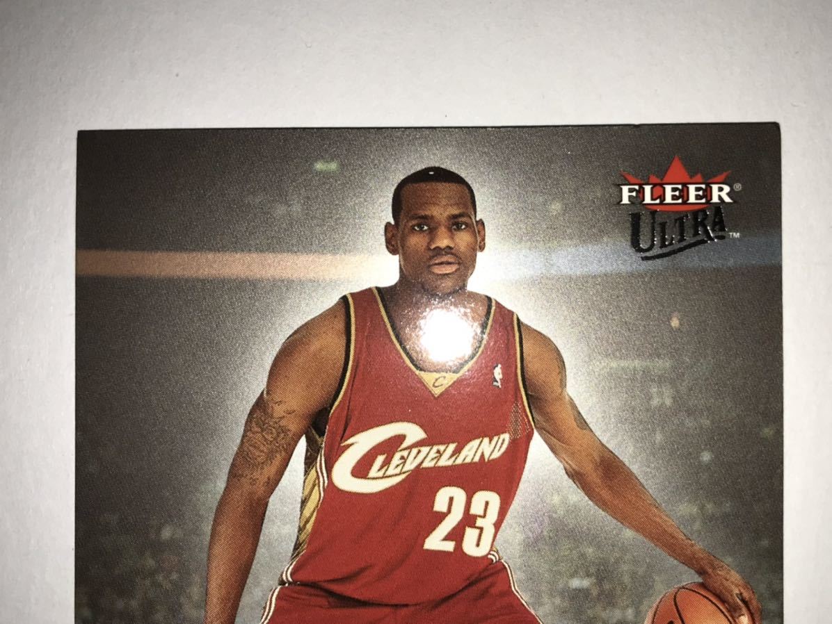 レブロン ルーキー 2004年 FLEER ULTRA 検索用 lebron jordan curry