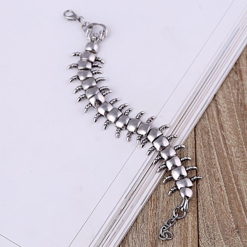 送安 ムカデ百足むか ブレスレット 昆虫シルバー節足動物メッキ銀 バングル金属ヤスデ模型パンク向きヘビメタ向きゴスロリ向きフィギュア その他 売買されたオークション情報 Yahooの商品情報をアーカイブ公開 オークファン Aucfan Com