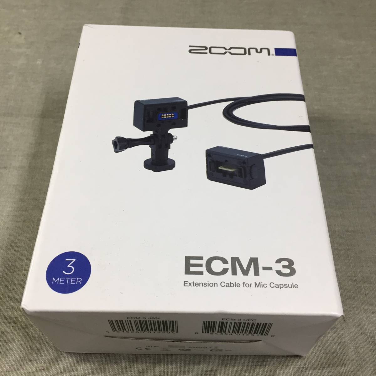 人気，お買い得 ZOOM ズーム マイクカプセル用延長ケーブル ECM-3
