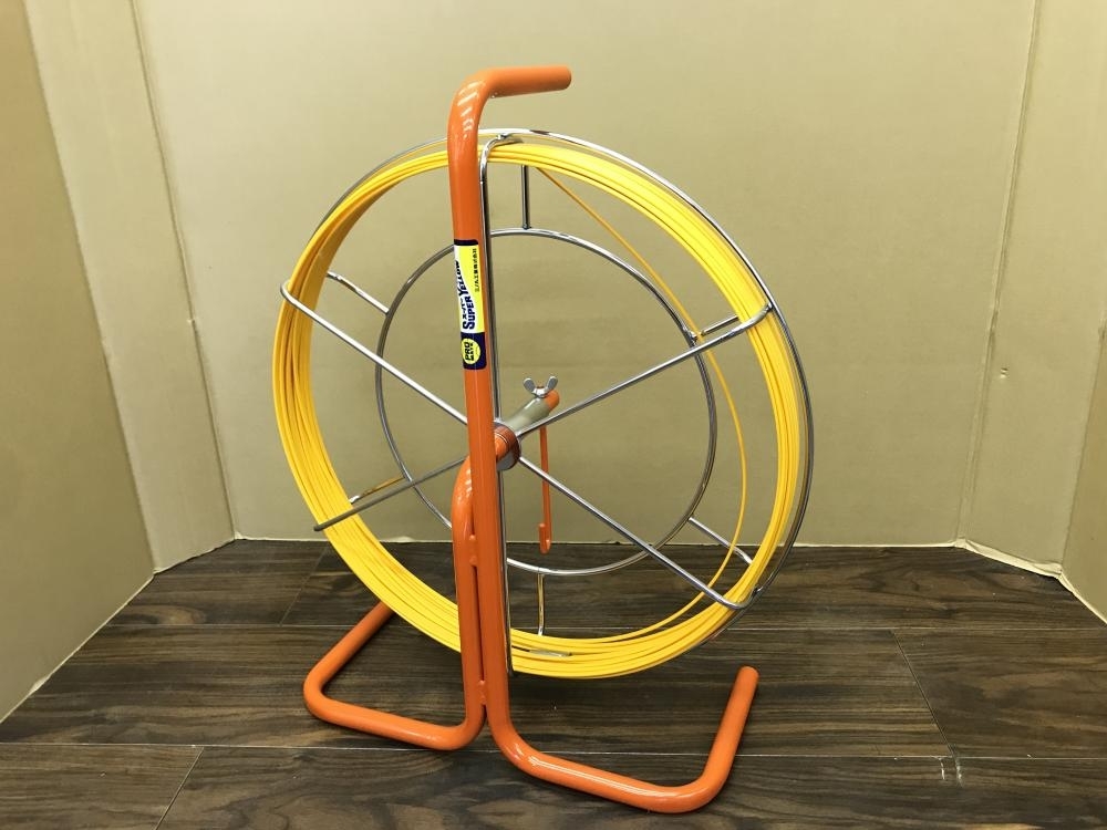 006□未使用品・即決価格□ミノル工業 スーパーイエロー 通線工具 φ4.5mm×30m E-4101R