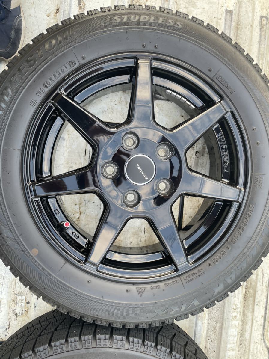 F55 F56 MINI 175/65R15 5.5J×15+46 5H PCD112 TECMAG タイプ207R