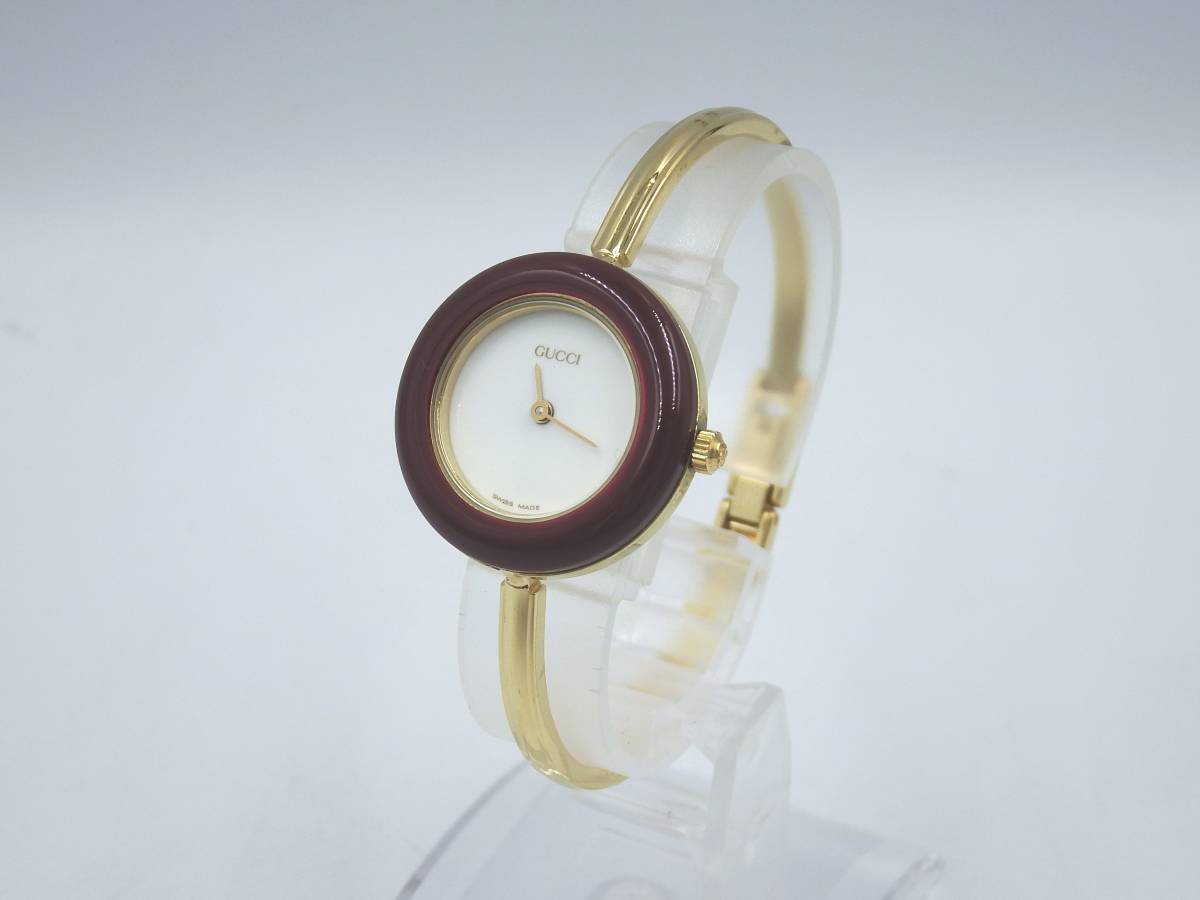 【豊富な，送料無料】 GUCCI/グッチ/腕時計/チェンジベゼル/ 11/12.2 /不動(女性用)｜売買されたオークション情報、yahooの商品情報をアーカイブ公開 - オークファン 女性用