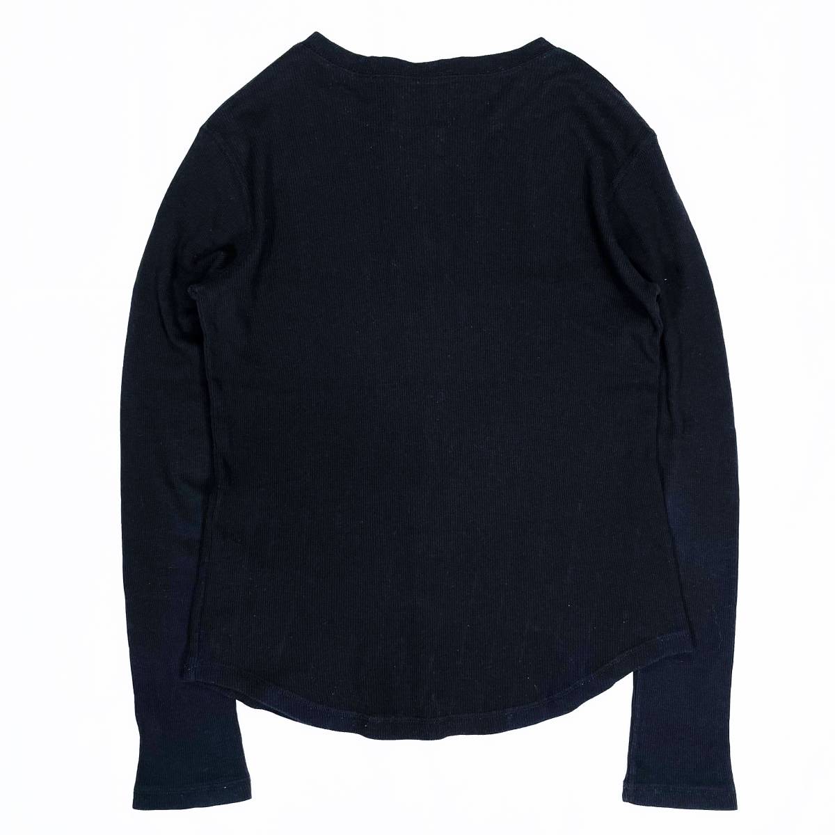 2004-2005 AW ラフシモンズ RAF SIMONS ヘンリーネック カットソー 黒 