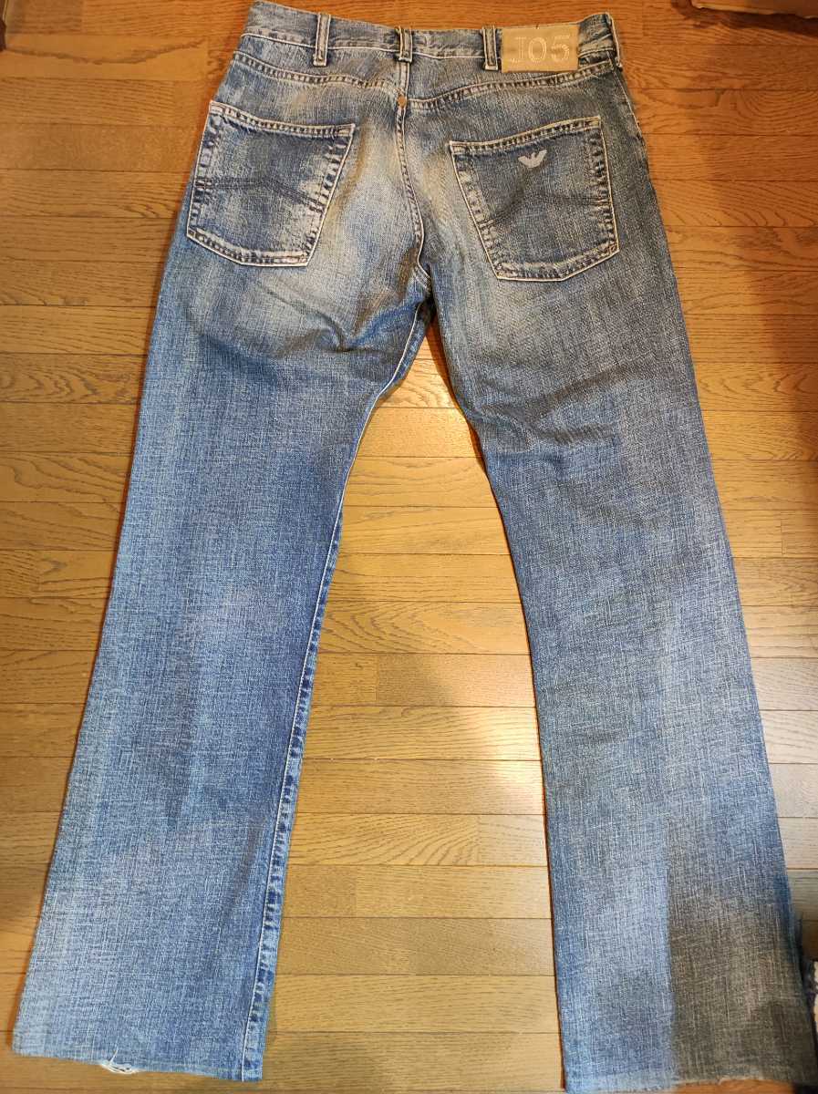 S340 EMPORIO ARMANI デニム グラデーション プレート 32 S340 EMPORIO
