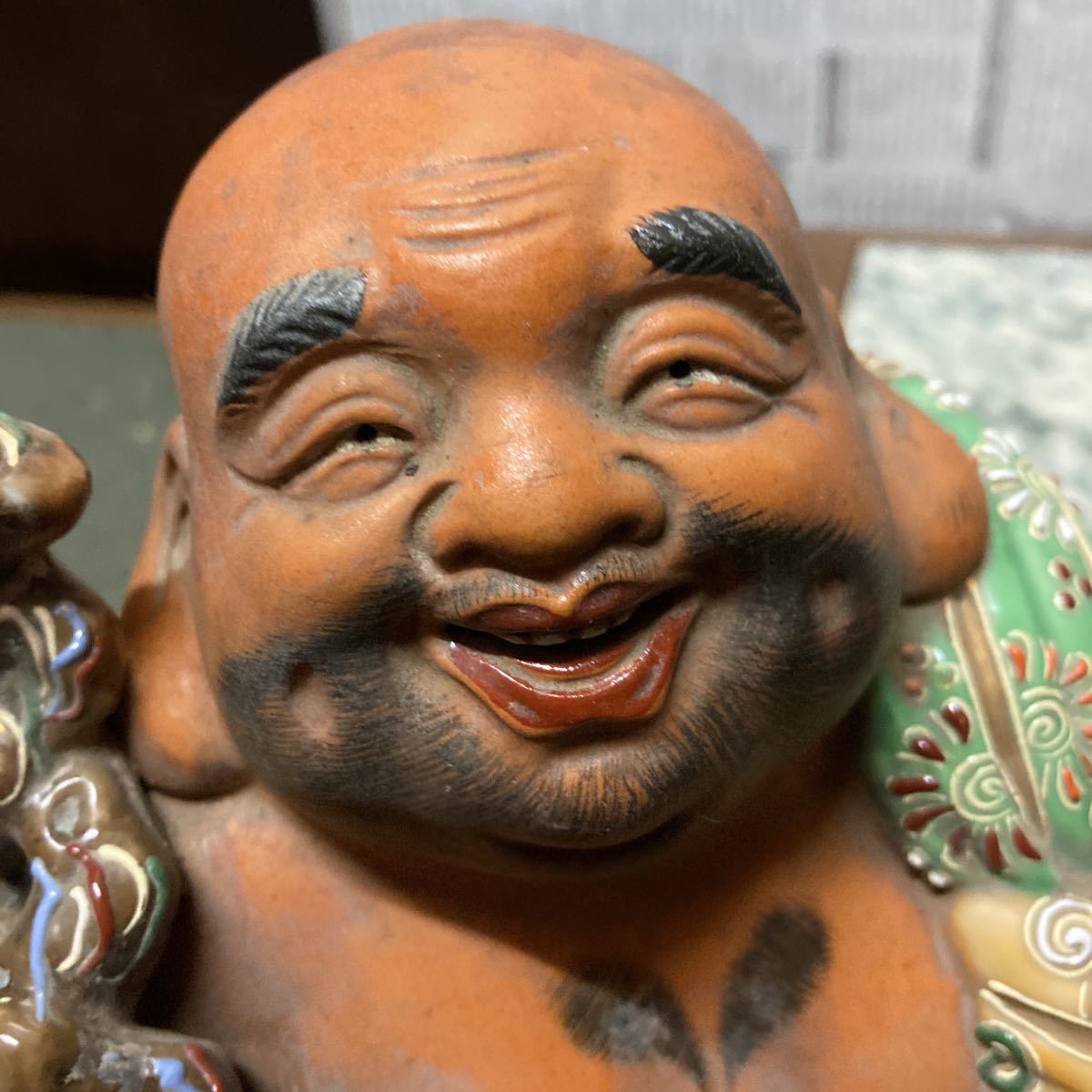 九谷焼 布袋様 陶芸 日本の陶磁