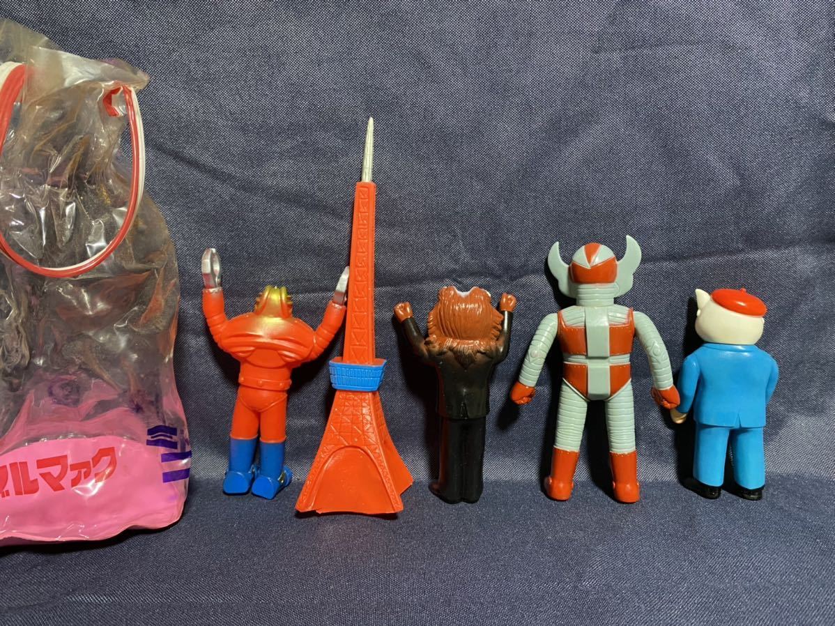 ☆冒険ロックバット ミニソフビ5種☆ブルマァク