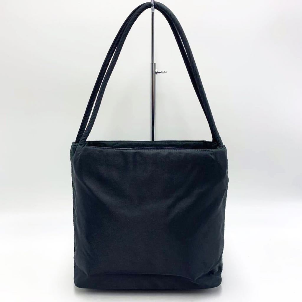 プラダ　エコファー　チェーントートバッグ　PRADA プラダ ショルダーバッグ 1円（極美品）PRADA チェーン トート 極