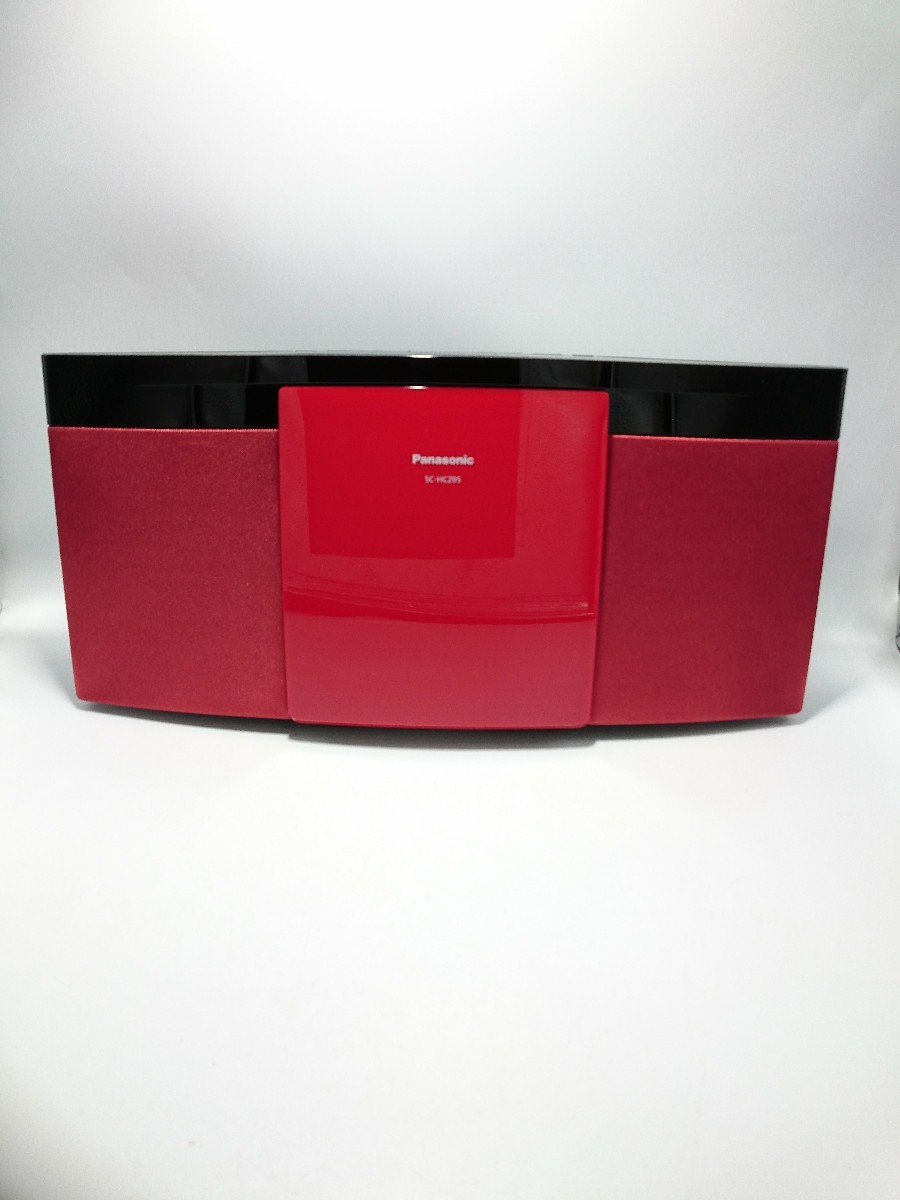 Panasonic◆コンポ SC-HC295-R [レッド]