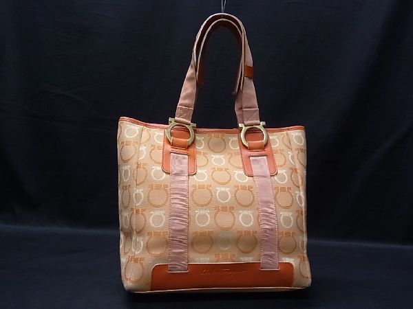 1円 □美品□ Salvatore Ferragamo フェラガモ AF-21 5373 ガンチーニ 